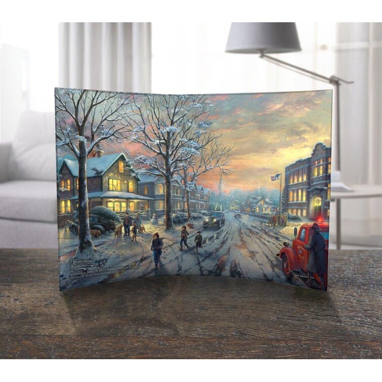 Thomas kinkade best sale lighted tapestry